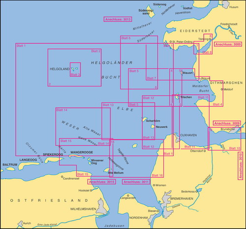 Sportbootkarte BSH 3014 'Zwischen Elbe, Weser und Helgoland'